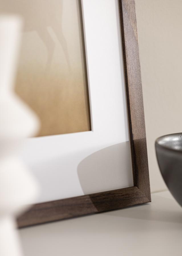 Rėmas Stilren Riešutas 60x70 cm - Paspartu Baltas B2 500x707 mm