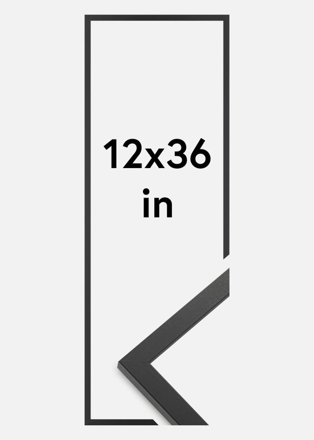 Rėmas Trendy Akrilo stiklas Juodas 12x36 inches (30,48x91,44 cm)