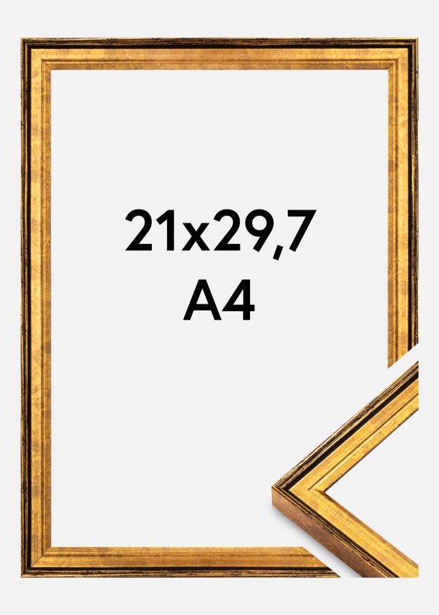 Rėmas Ringa Akrilo stiklas Auksinė 21x29,7 cm (A4)