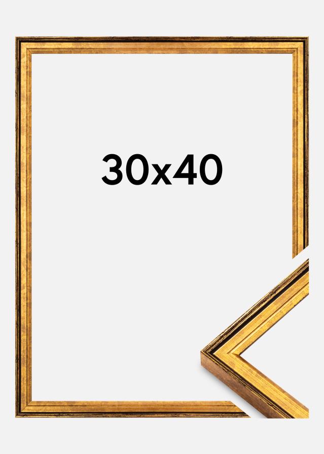 Rėmas Ringa Akrilo stiklas Auksas 30x40 cm
