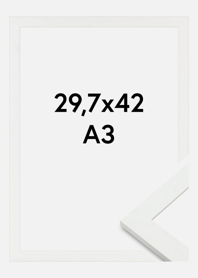 Rėmas Sandra Akrilo stiklas Balta 29,7x42 cm (A3)