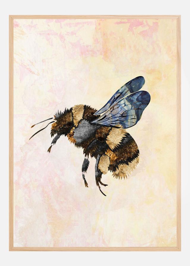 Grunge Watercolour Bee Įrašai