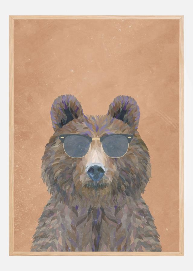 Cool Bear Portrait Įrašai