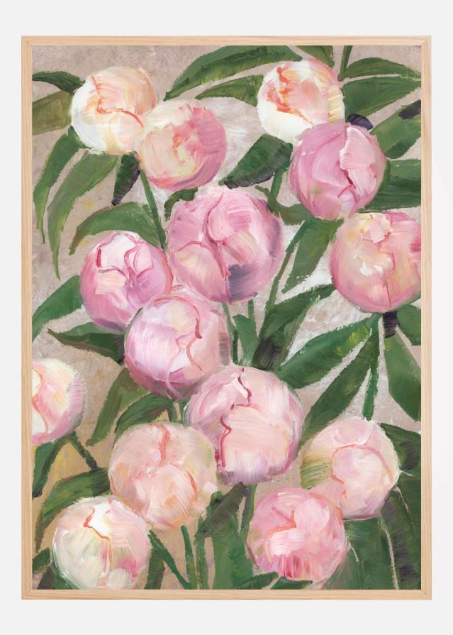 Valenty painterly peonies Įrašai