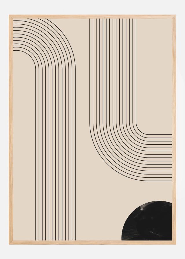 Black Minimal Line Art Įrašai