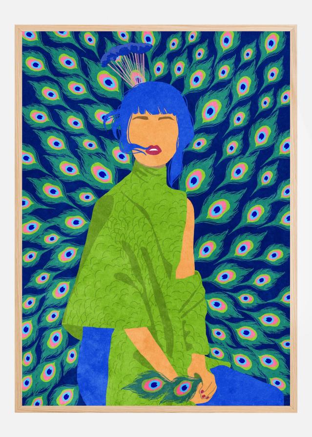 peacock woman Įrašai