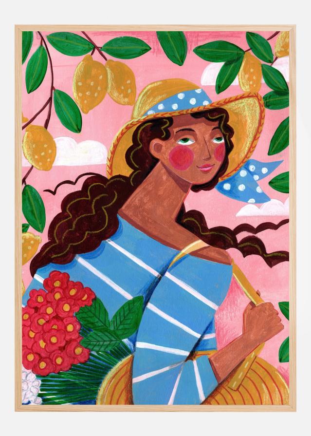 Portrait woman in Amalfi coast Italy Įrašai