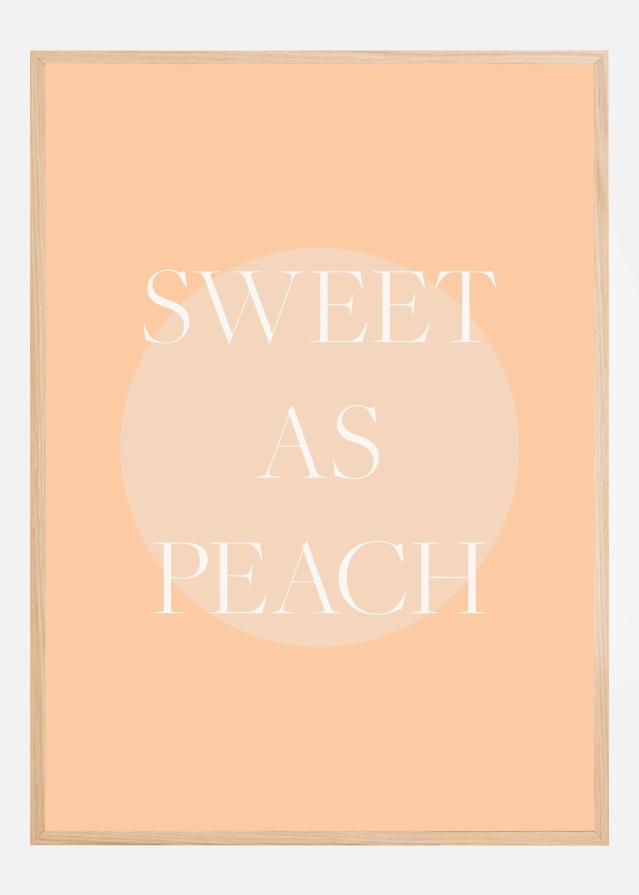 Sweet As Peach Illustrated Text Įrašai