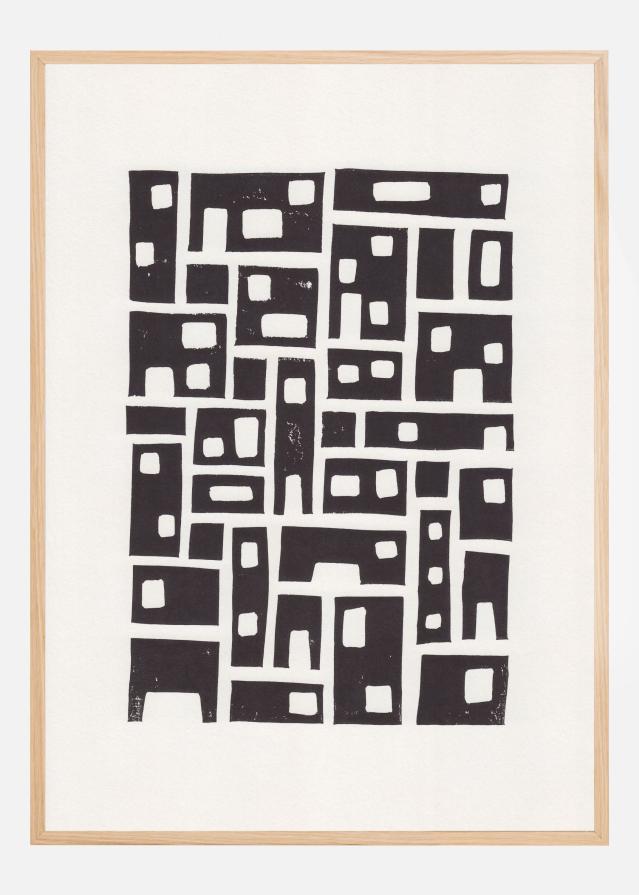 City / Lino Print Įrašai