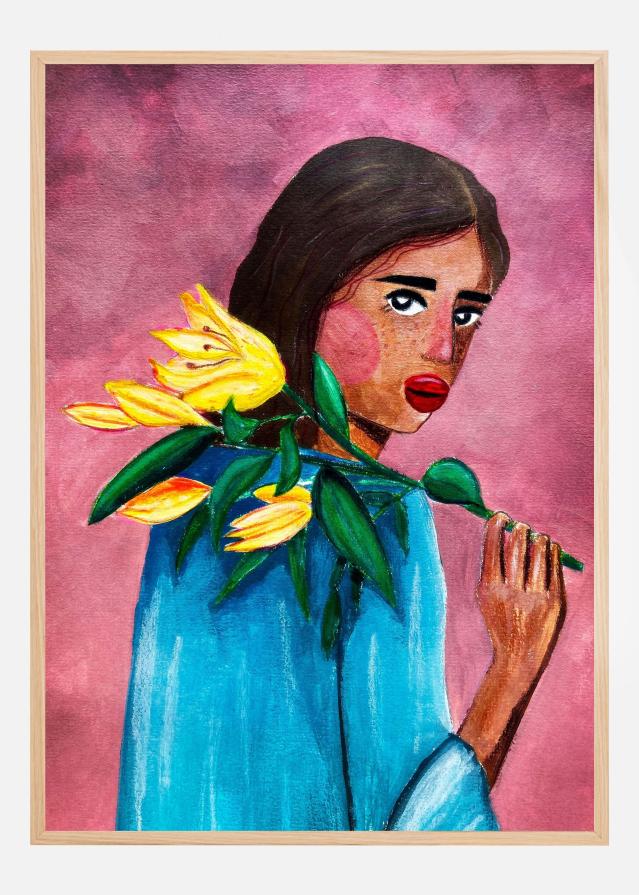 Woman With Lily Įrašai