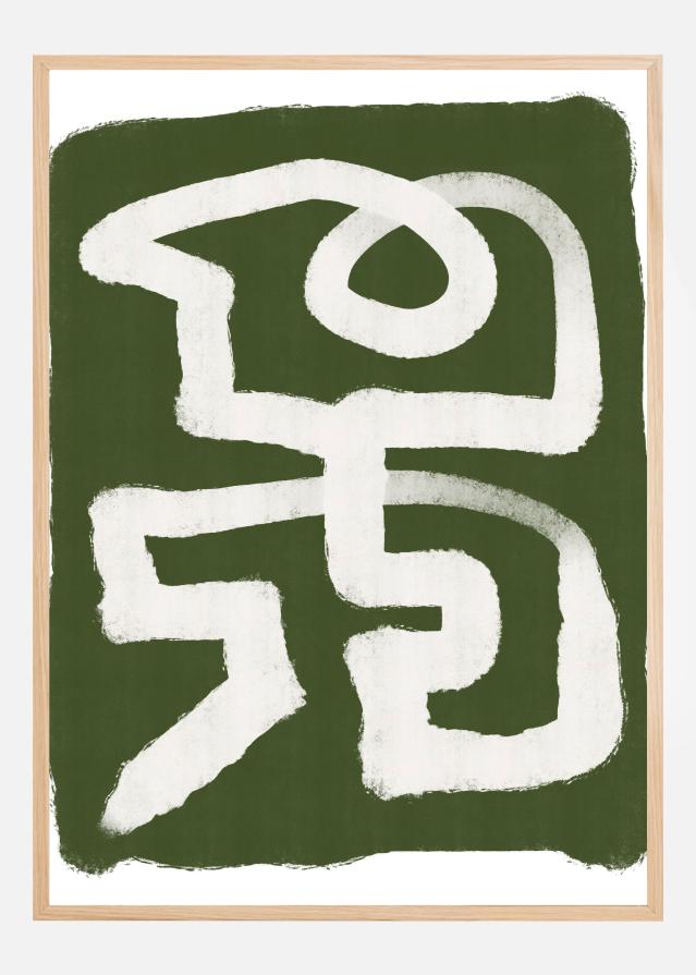 Abstract Green Line Įrašai