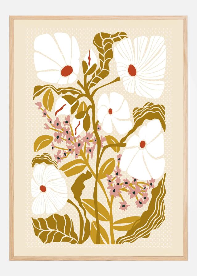 Klimt Flowers Earthy Colors Įrašai