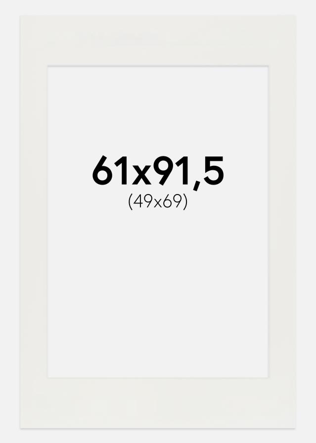 Paspartu Baltas 3 mm Balta šerdis 61x91,5 cm (49x69)