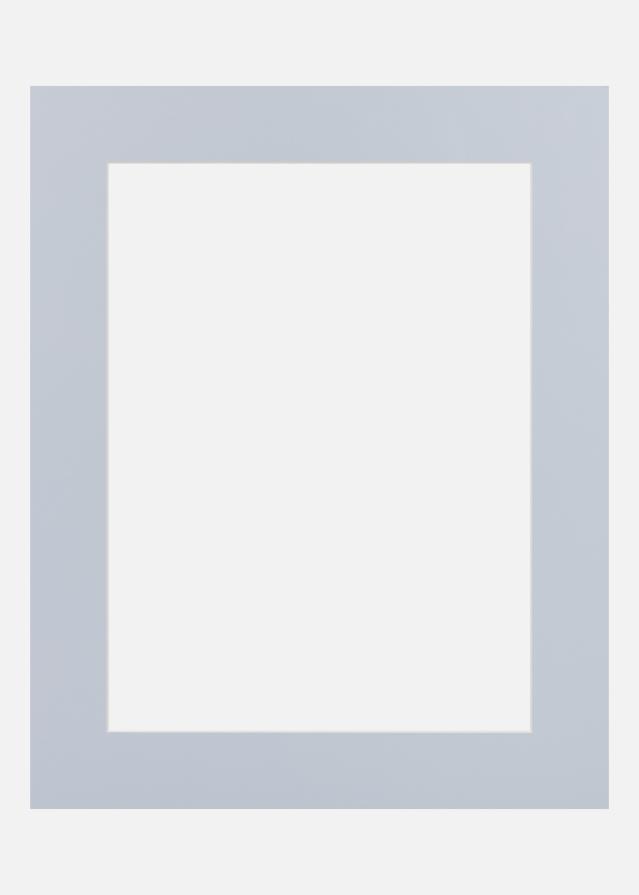 Paspartu Blue Satin (Balta Šerdis) 50x50 cm (39x39)