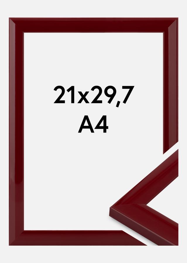 Rėmas Dorset Akrilo stiklas Tamsiai raudonas 21x29,7 cm (A4)
