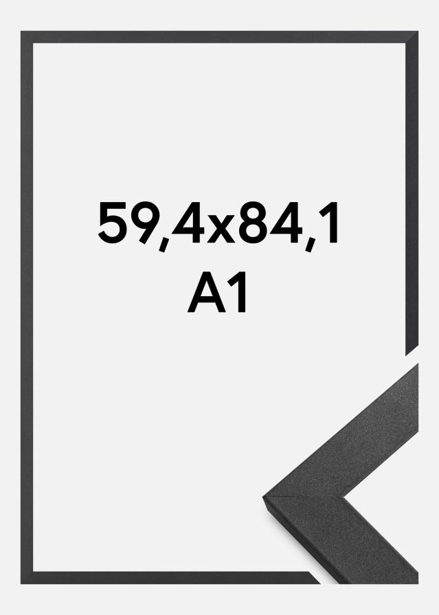 Rėmas Grafito medžio Akrilo stiklas 59,4x84,1 cm (A1)