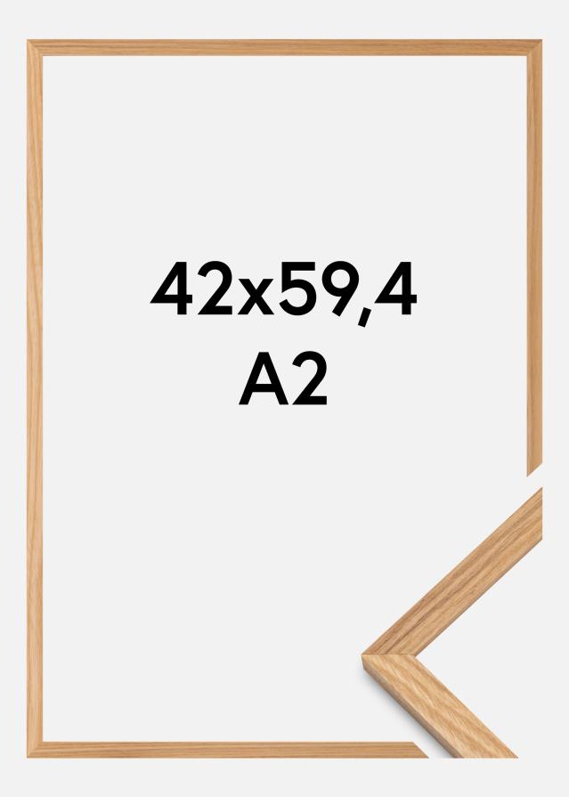 Rėmas Iš masyvo ąžuolo Akrylglas 42x59,4 (A2)