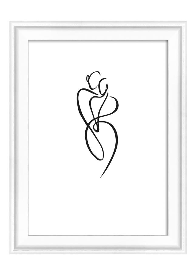 Rėmas Silhouette Balta 10x15 cm