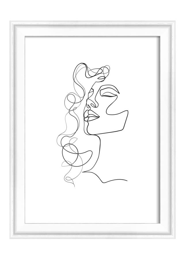 Rėmas Silhouette Balta 13x18 cm