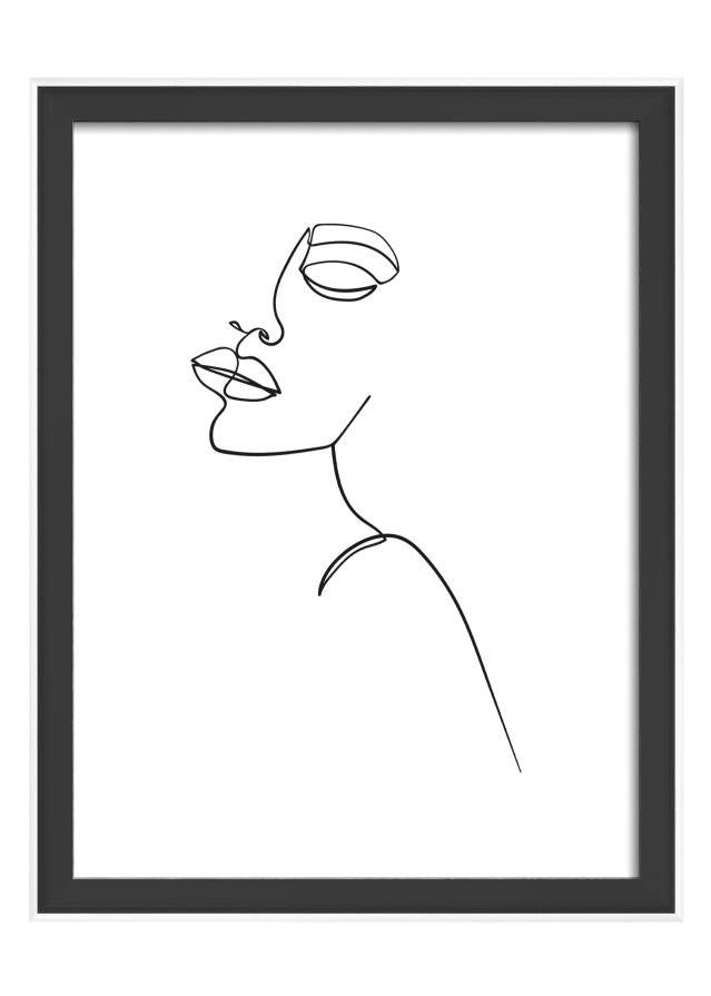 Rėmas Silhouette Juoda 15x20 cm