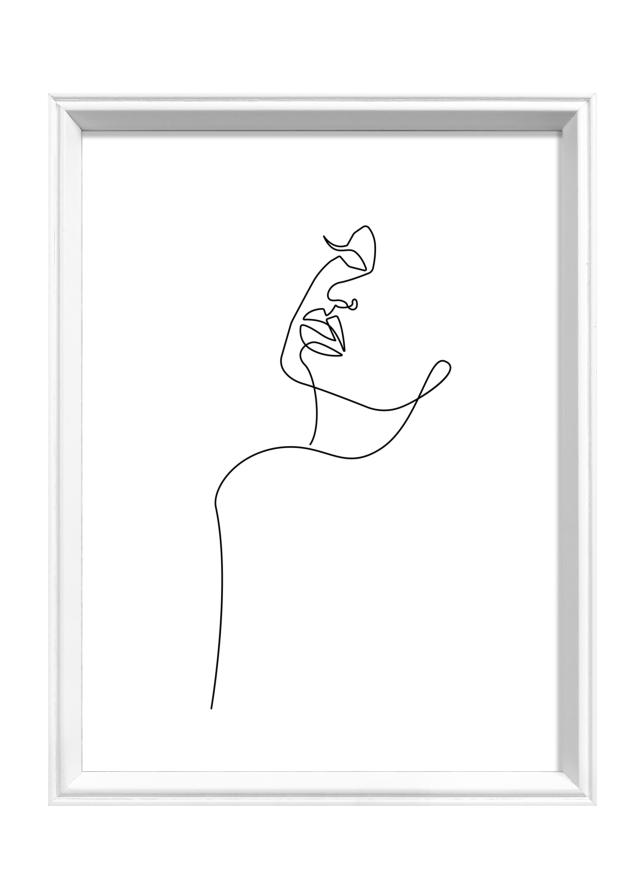 Rėmas Silhouette Balta 18x24 cm