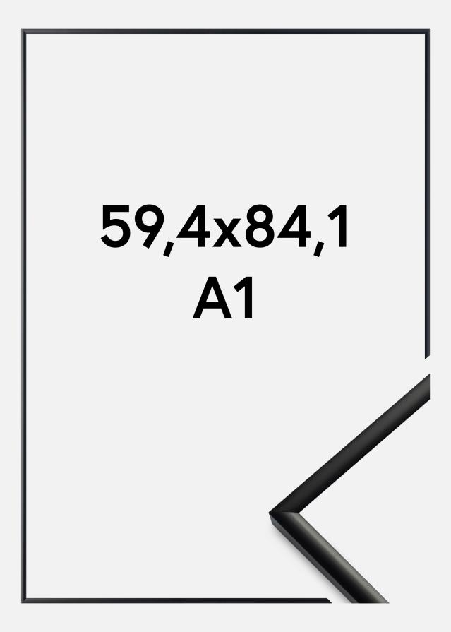 Rėmas New Lifestyle Akrilo stiklas matinė Juoda 59,4x84,1 cm (A1)