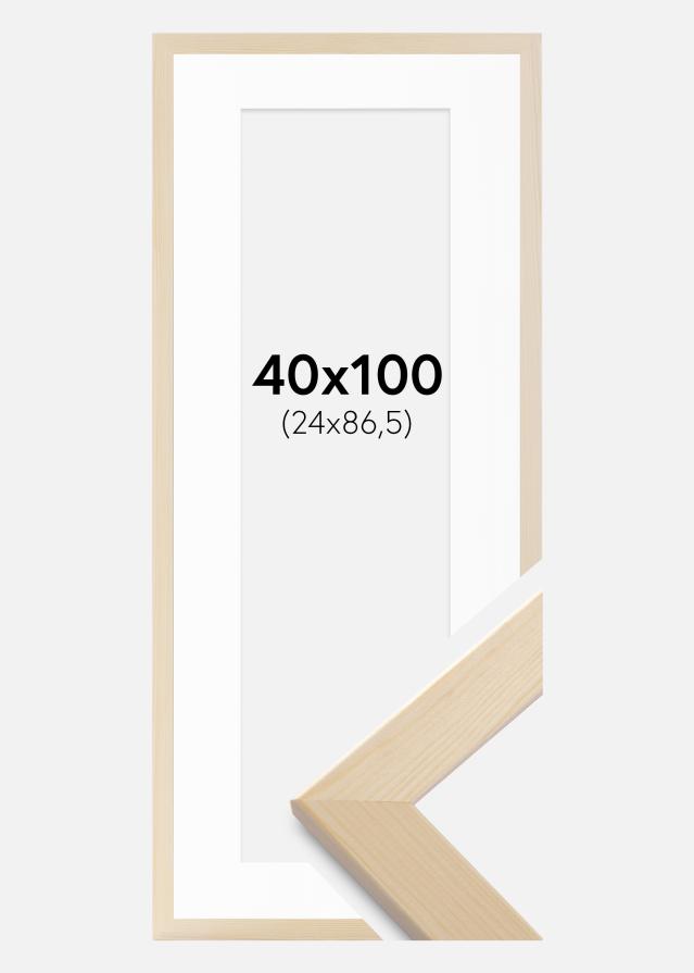 Rėmas Trendline Gamta 40x100 cm - Paspartu Baltas 25x87,5 cm