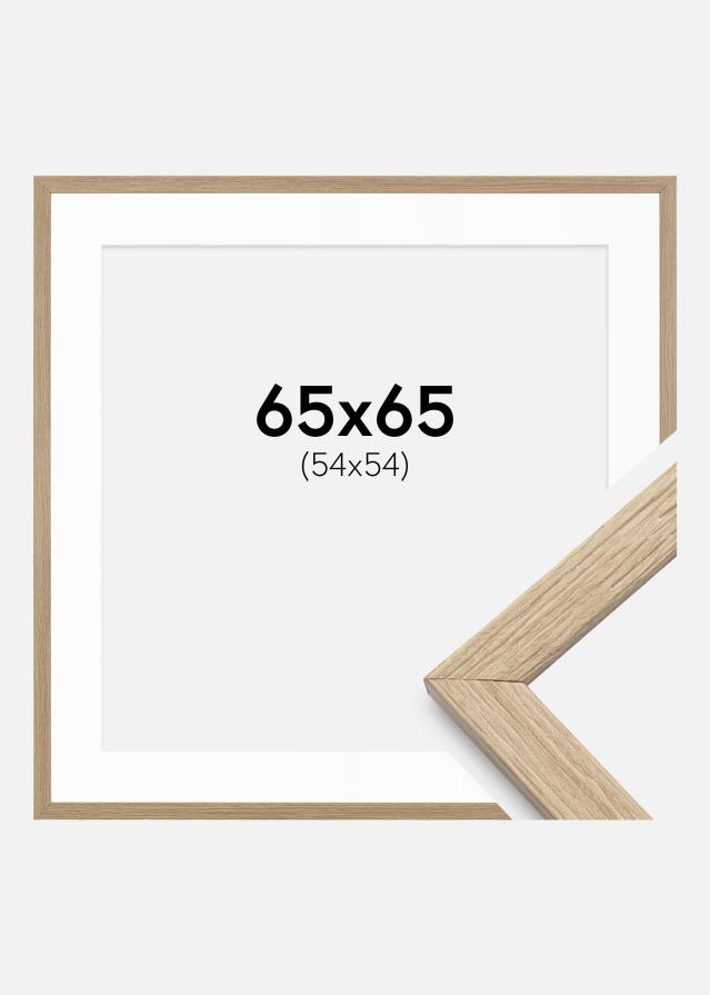 Rėmas Stilren ąžuolas 65x65 cm - Paspartu baltas 55x55 cm
