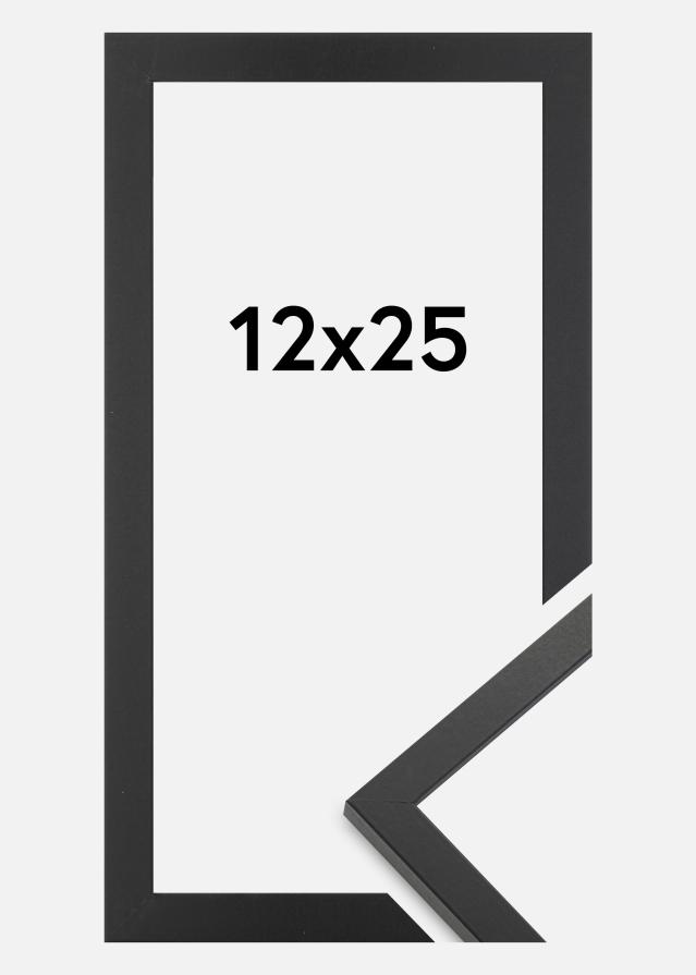 Rėmas Trendy Akrilo stiklas Juodas 12x25 cm