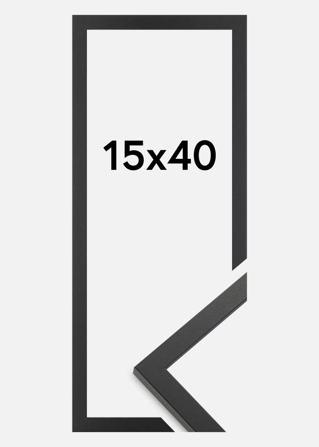 Rėmas Trendy Akrilo stiklas Juodas 15x40 cm