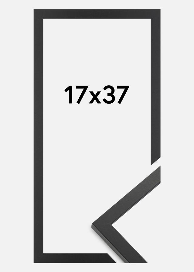 Rėmas Trendy Akrilo stiklas Juodas 17x37 cm