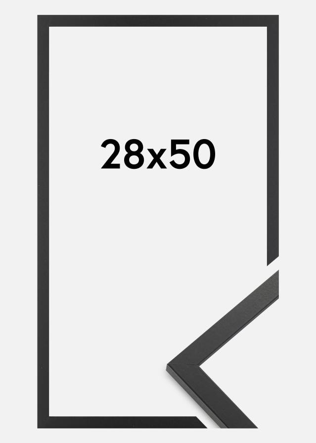 Rėmas Trendy Akrilo stiklas Juodas 28x50 cm