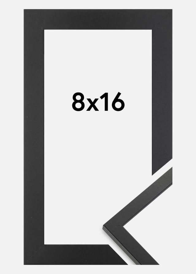 Rėmas Trendy Akrilo stiklas Juodas 8x16 cm
