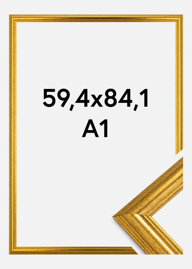 Rėmas Västkusten Akrilo stiklas Auksas 59,4x84,1 cm (A1)