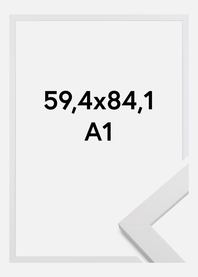 Rėmas White Wood Akrilo stiklas 59,4x84,1 cm (A1)