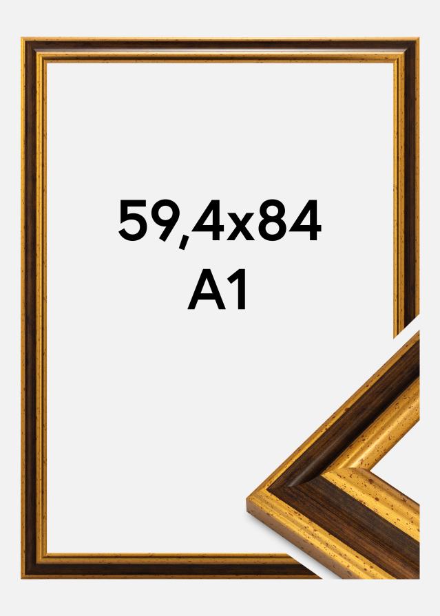 Rėmas Aberystwyth Akrilo stiklas Auksas 59,4x84,1 cm (A1)