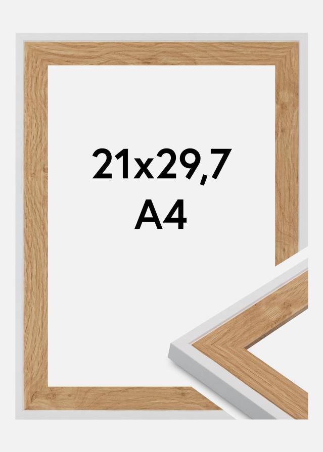 Rėmas Clearline Akrilo stiklas Balta 21x29.7 cm (A4)