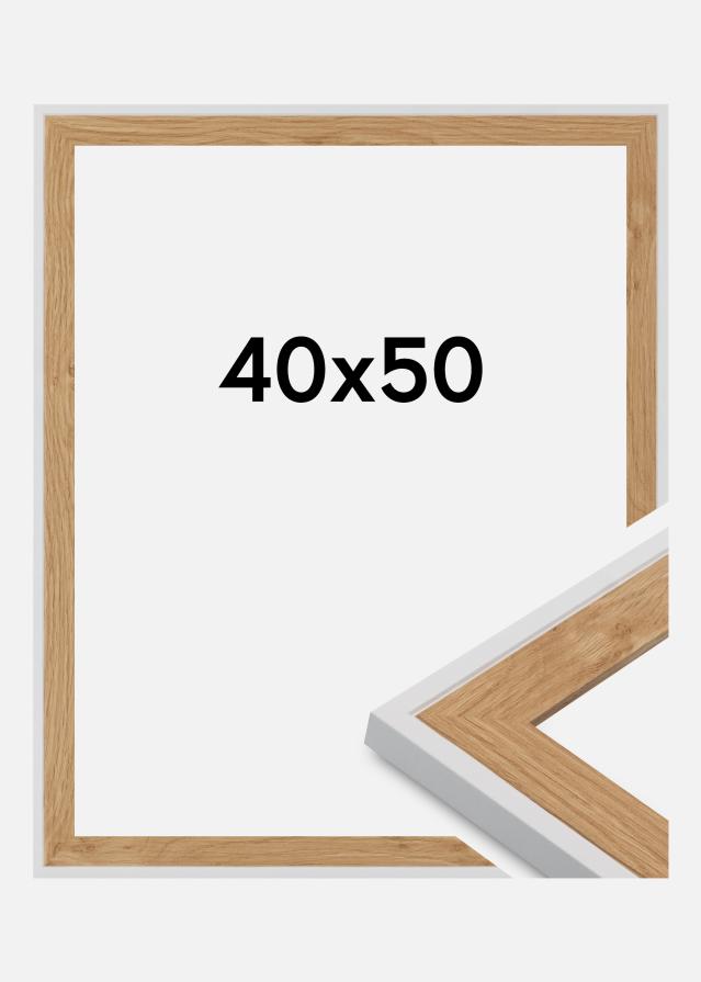 Rėmas Clearline Akrilo stiklas Balta 40x50 cm