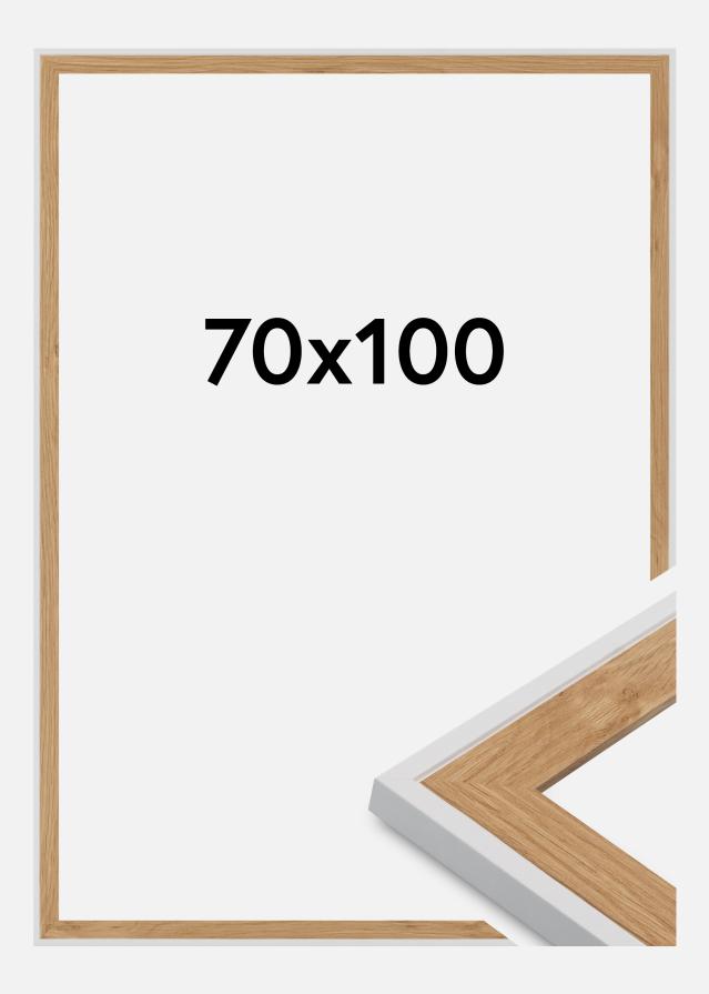 Rėmas Clearline Akrilo stiklas Balta 70x100 cm