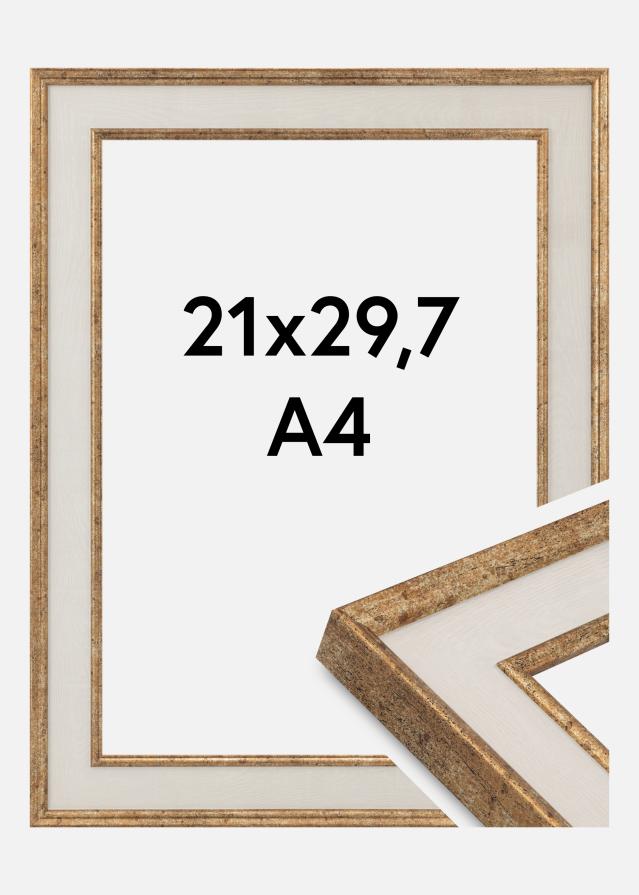 Rėmas Dolly Akrilo stiklas Auksas 21x29.7 cm (A4)