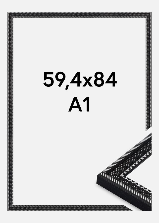 Rėmas Trellis Akrilo stiklas Juoda 59.4x84 cm (A1)