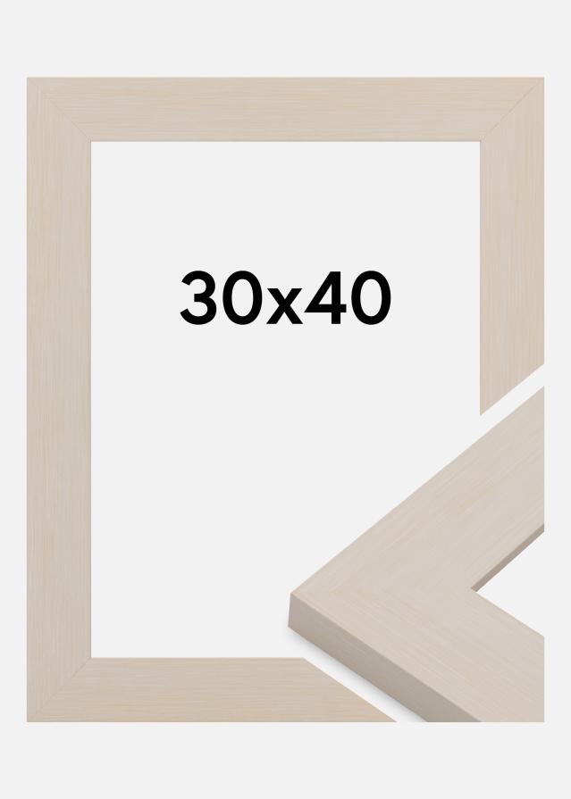 Rėmas Pembrokeshire Akrilo stiklas Balta 30x40 cm