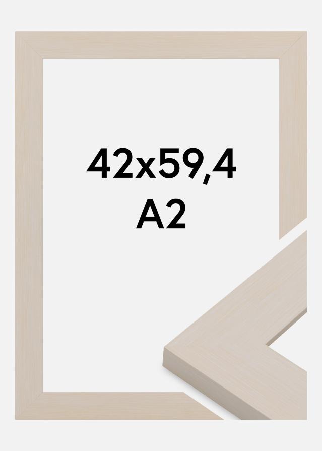 Rėmas Pembrokeshire Akrilo stiklas Balta 42x59,4 cm (A2)