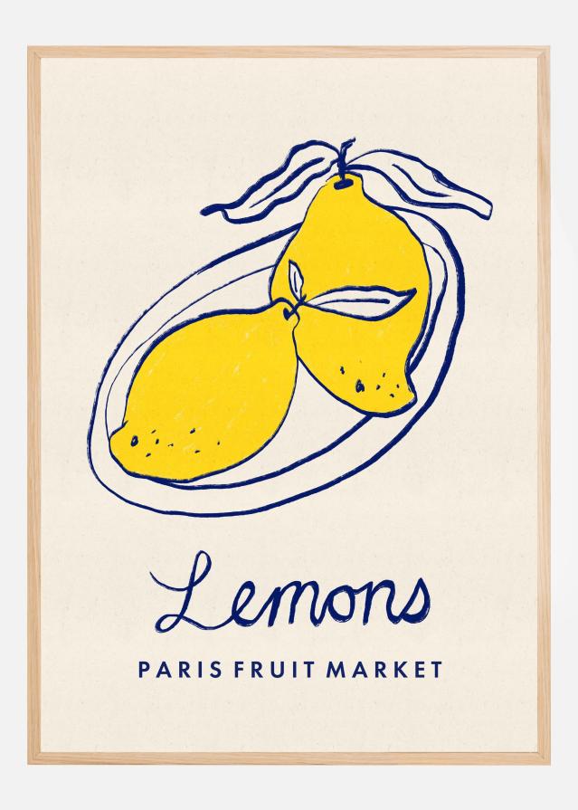 Food Art - Lemons Paris Fruit Market Įrašai