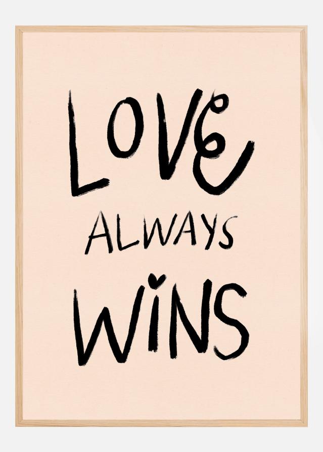 Love Always Wins Typography Įrašai
