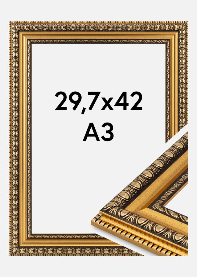 Rėmas Ornato Akrilo stiklas Auksas 29.7x42 cm (A3)