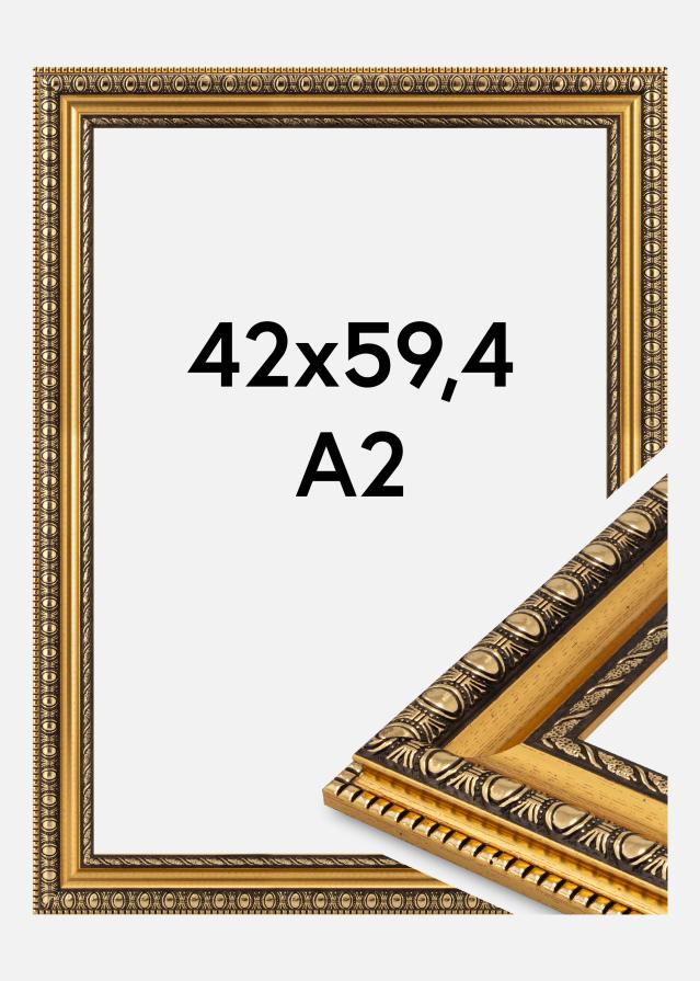 Rėmas Ornato Akrilo stiklas Auksas 42x59,4 cm (A2)
