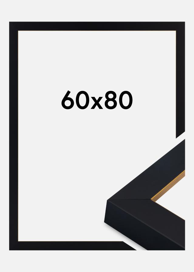Rėmas Sussex Akrilo stiklas Juoda/Auksinė 60x80 cm
