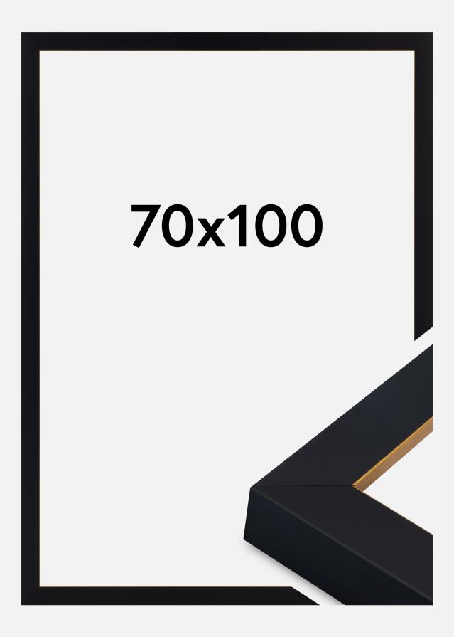 Rėmas Sussex Akrilo stiklas Juoda/Auksinė 70x100 cm