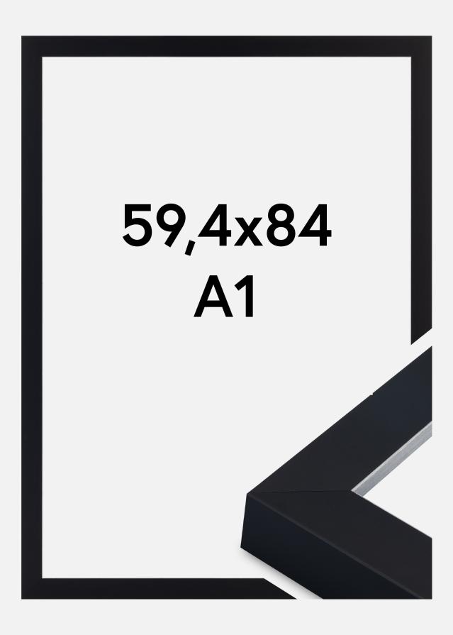 Rėmas Sussex Akrilo stiklas Juoda/Sidabrinė 59,4x84,1 cm (A1)